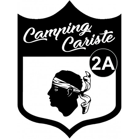 Campingcariste Corse 2A (10x7.5cm) - Sticker/autocollant