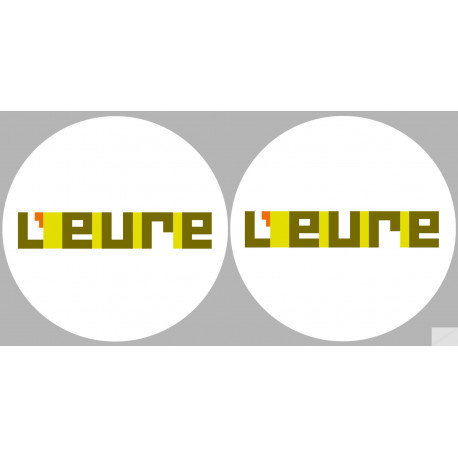 Département 27 de l'Eure (2 fois 10cm) - Sticker/autocollant