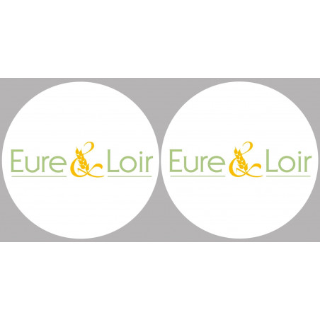 Département 28 de l'Eure et Loir (2 fois 10cm) - Sticker/autocollant