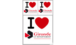 Département 33 la Gironde (1fois 10cm / 2 fois 5cm) - Sticker/autocollant