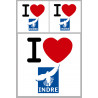 Département 36 Indre (1fois 10cm / 2 fois 5cm) - Sticker/autocollant