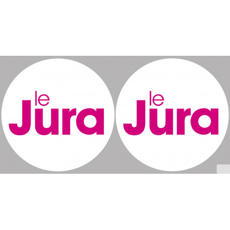 Département 39 le Jura (2 fois 10cm) - Sticker/autocollant