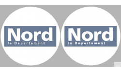 Département 59 le Nord (2 fois 10cm) - Sticker/autocollant