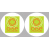 Département 60 l'Oise (2 fois 10cm) - Sticker/autocollant