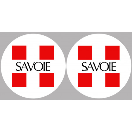 Département 73 la Savoie (2 fois 10cm) - Sticker/autocollant