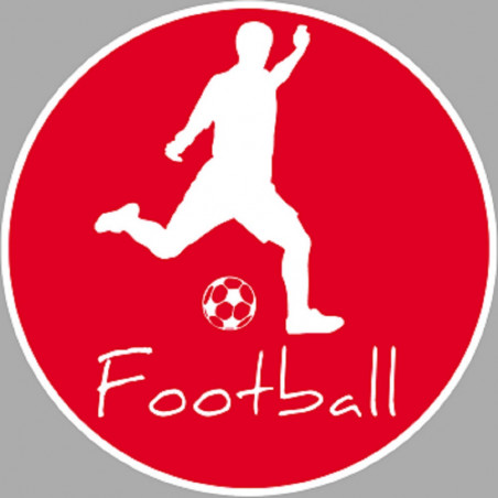 Football tir - 15cm - Sticker/autocollant