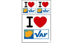 Département 83 le Var (1fois 10cm 2fois 5cm) - Sticker/autocollant