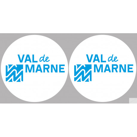 Département 94 le Val de Marne (2 fois 10cm) - Sticker/autocollant