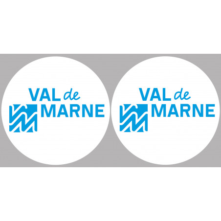 Département 94 le Val de Marne (2 fois 10cm) - Sticker/autocollant