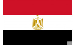 Drapeau Egypte (19.5x13cm) - Sticker/autocollant