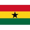 Drapeau Ghana (15x10cm) - Sticker/autocollant