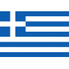 Drapeau Grèce (19.5x13cm) - Sticker/autocollant