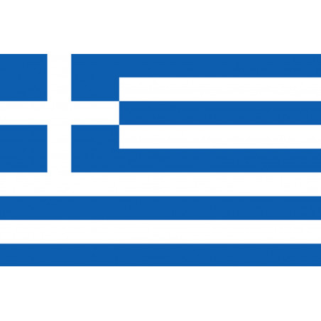 Drapeau Grèce (15x10cm) - Sticker/autocollant