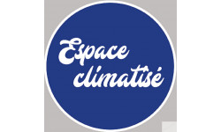 Espace climatisé rond - 15cm - Sticker/autocollant