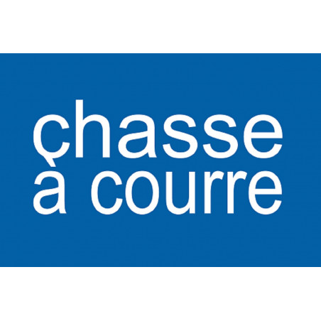 chasse à courre - 20x13.3cm - Sticker/autocollant