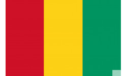 Drapeau Guinée (19.5x13cm) - Sticker/autocollant