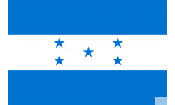 Drapeau Honduras - (19.5x13cm) - Sticker/autocollant