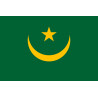 Drapeau Mauritanie (15x10cm) - Sticker/autocollant