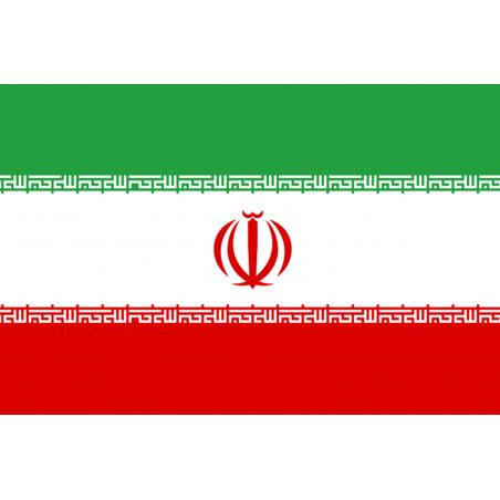 Drapeau Iran (19.5x13cm) - Sticker/autocollant