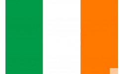 Drapeau Irlande (19.5x13cm) - Sticker/autocollant