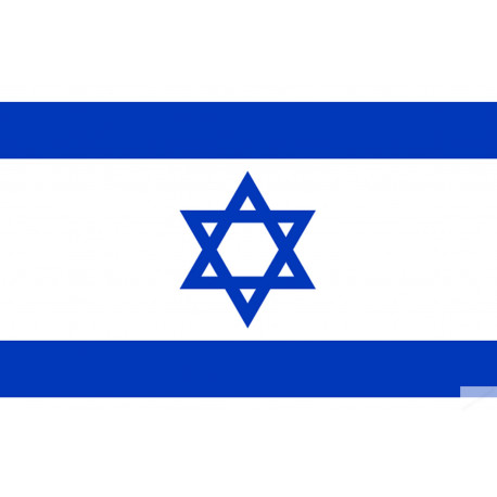 Drapeau Israel (15x10cm) - Sticker/autocollant