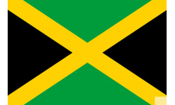 Drapeau Jamaïque (15x10cm) - Sticker/autocollant