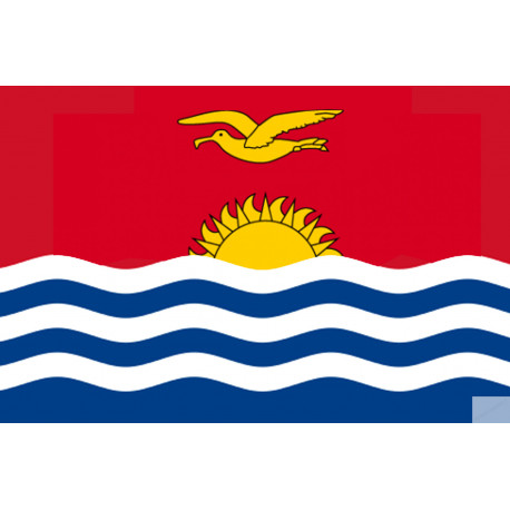 Drapeau Kiribati (19.5x13cm) - Sticker/autocollant