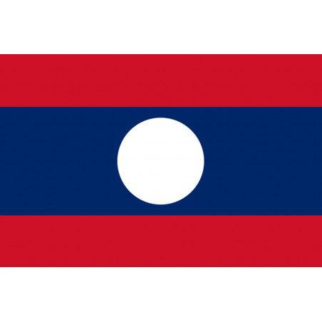 Drapeau Laos (19.5x13cm) - Sticker/autocollant