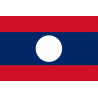 Drapeau Laos (5x3.3cm) - Sticker/autocollant