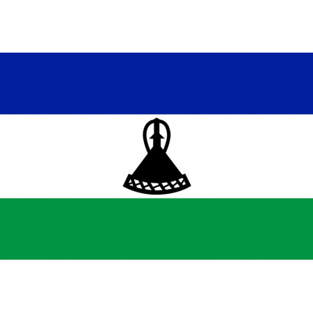 Drapeau Lesotho (19.5x13cm) - Sticker/autocollant