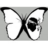 Effet papillon Corse (15x10.5) - Sticker/autocollant