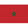 Drapeau Maroc (19.5x13cm) - Sticker/autocollant