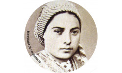 Bernadette Soubirous (20x20cm) - Sticker/autocollant