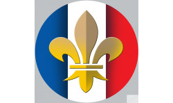 Royaliste Français (10x10cm) - Sticker/autocollant