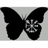 effet papillon Viking (15x10.5cm) - Sticker/autocollant