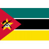 Drapeau Mozambique (19.5x13cm) - Sticker/autocollant