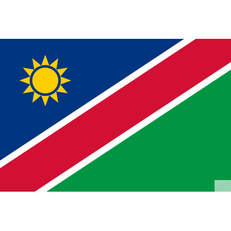 Drapeau Namibie (19.5x13cm) - Sticker/autocollant