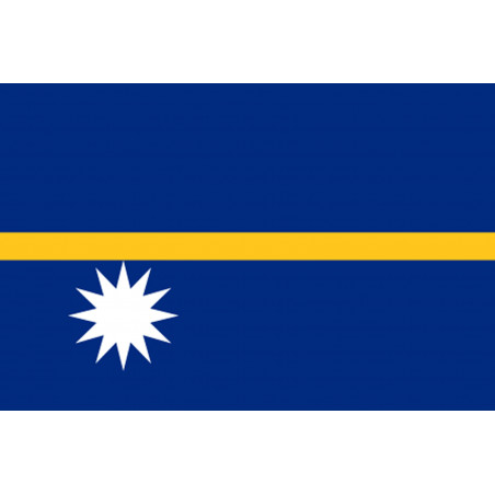 Drapeau Nauru (19.5x13cm) - Sticker/autocollant