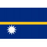 Drapeau Nauru (5x3.3cm) - Sticker/autocollant