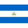 Drapeau Nicaragua 19.5x13cm) - Sticker/autocollant