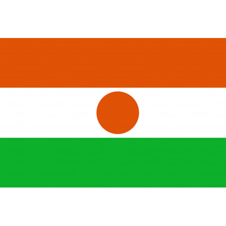 Drapeau Niger (19.5x13cm) - Sticker/autocollant