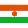 Drapeau Niger (19.5x13cm) - Sticker/autocollant