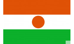 Drapeau Niger (5x3.3cm) - Sticker/autocollant