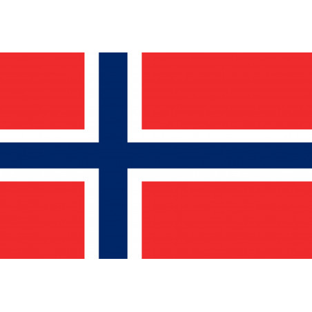 Drapeau Norvège (19.5x13cm) - Sticker/autocollant