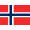 Drapeau Norvège (19.5x13cm) - Sticker/autocollant