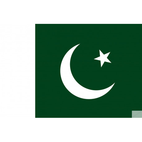 Drapeau Pakistan (19.5x13cm) - Sticker/autocollant