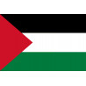 Drapeau Palestine (19.5x13cm) - Sticker/autocollant