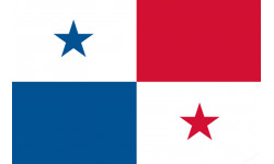 Drapeau Panama (19.5x13cm) - Sticker/autocollant