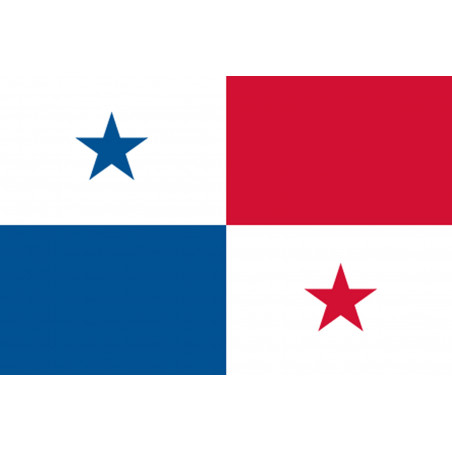 Drapeau Panama (19.5x13cm) - Sticker/autocollant