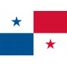 Drapeau Panama (19.5x13cm) - Sticker/autocollant